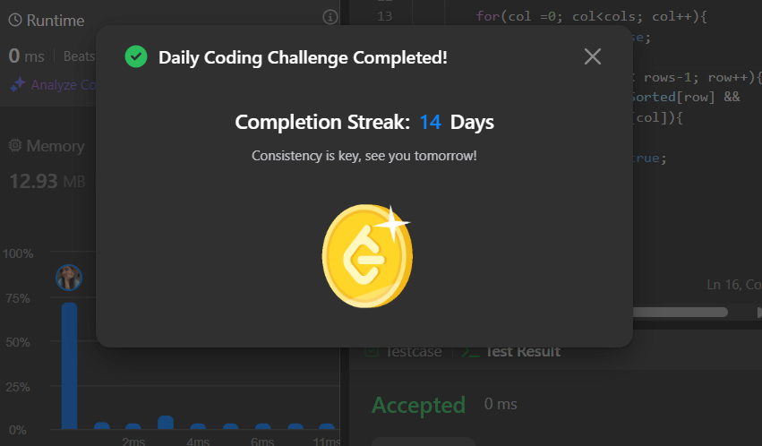 rnshrutii's tweet image. Day 14 of DSAmaxxin' 🍜😍

#100DaysOfCode #BuildInPublic
