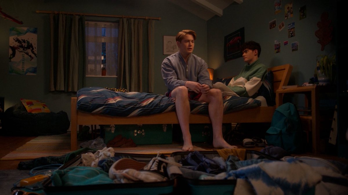 kaitstopper's tweet image. The amount of pictures and posters that get added to Nick’s bedroom wall with each passing season and now film as he and Charlie keep making new memories together and Nick is able to find his most authentic and true self😭😭