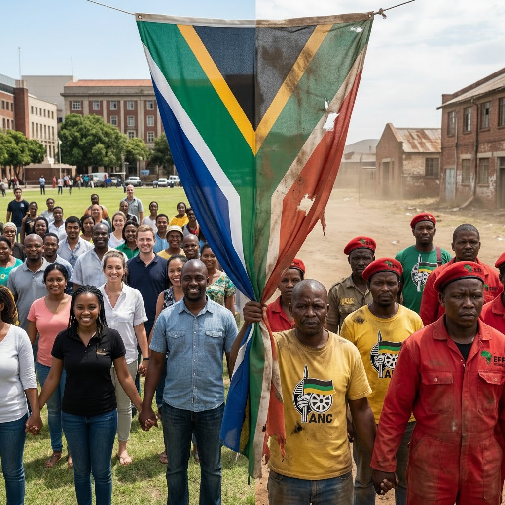 RenaldoGouws's tweet image. If you want to know why the majority of Afrikaners in this country feel excluded, angry and some who are considering leaving for the USA, then consider the following:

For the last 15 years, at every opportunity, one of South Africa's biggest political parties has been singing…