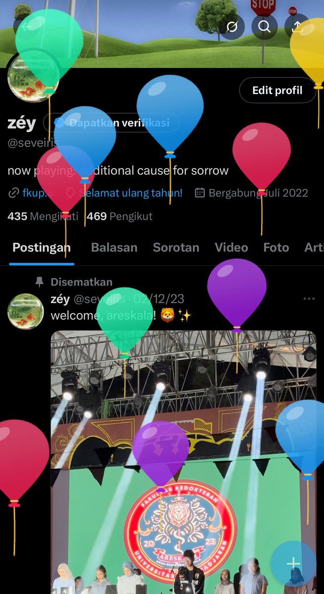 seveiris's tweet image. selamat hari 2112 sedunia 😊 makasih reality club sudah merayakan gw