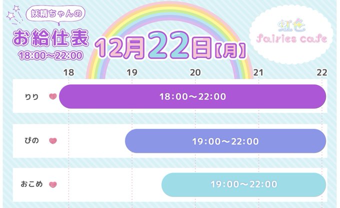 虹色fairies cafeのツイート