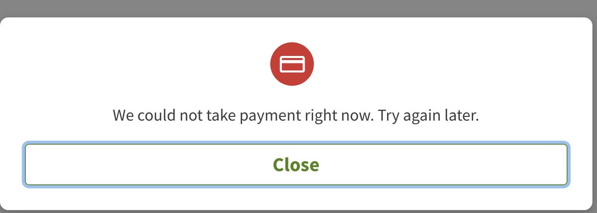 bdav's tweet photo. @AsdaServiceTeam Are payments broken on your website at the moment? Takes ages to enumerate the card list then comes up with this. Not hitting Monzo / any other card for verification https://t.co/ZW7WsQ6LJh