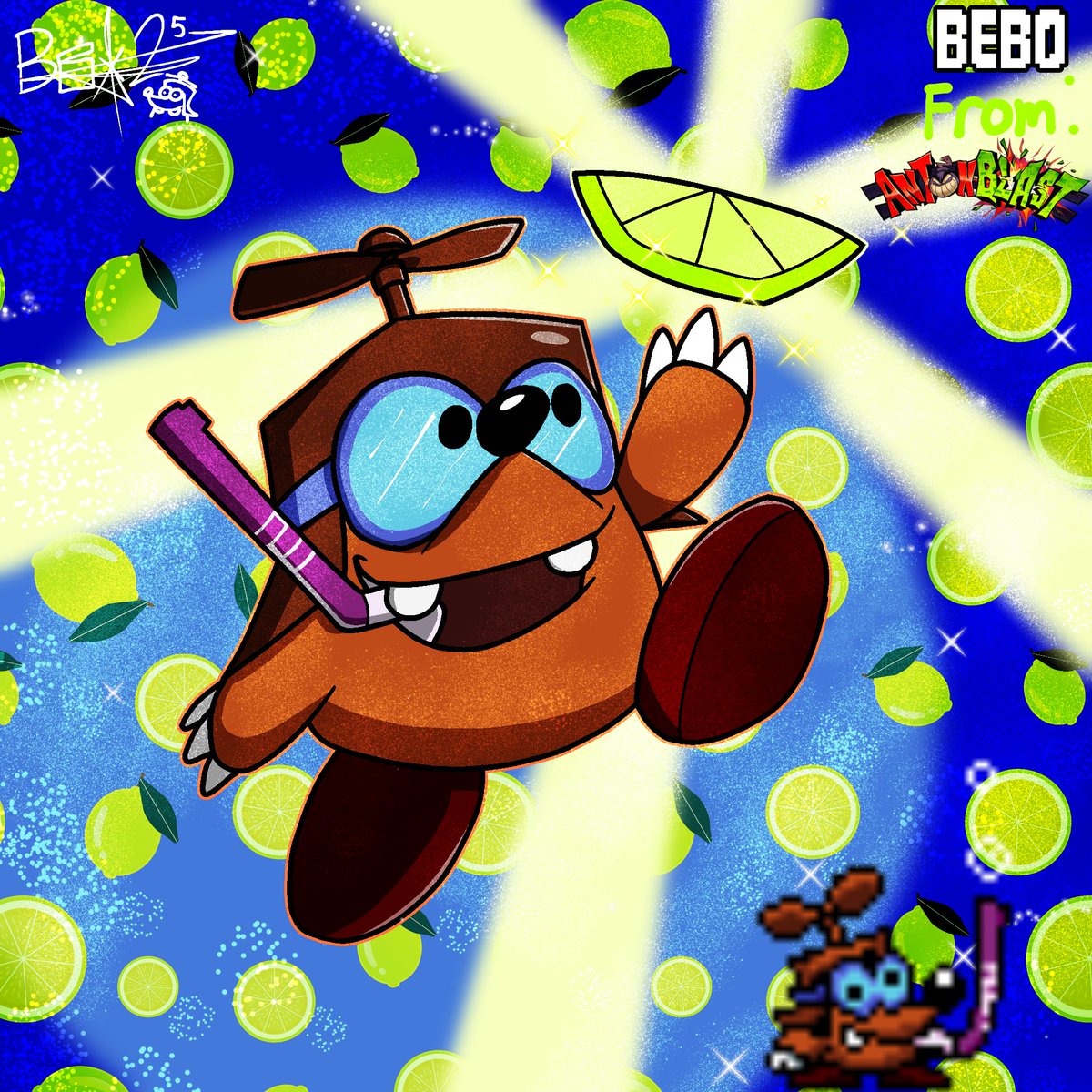 SpongeBox25's tweet image. Lil Bebo from ANTONBLAST...

HE'S SOOOO CUTE OMG I WANNA HUG HIM :3

#digitalart #antonblast #mole #bebo #fanart #antonblastfanart