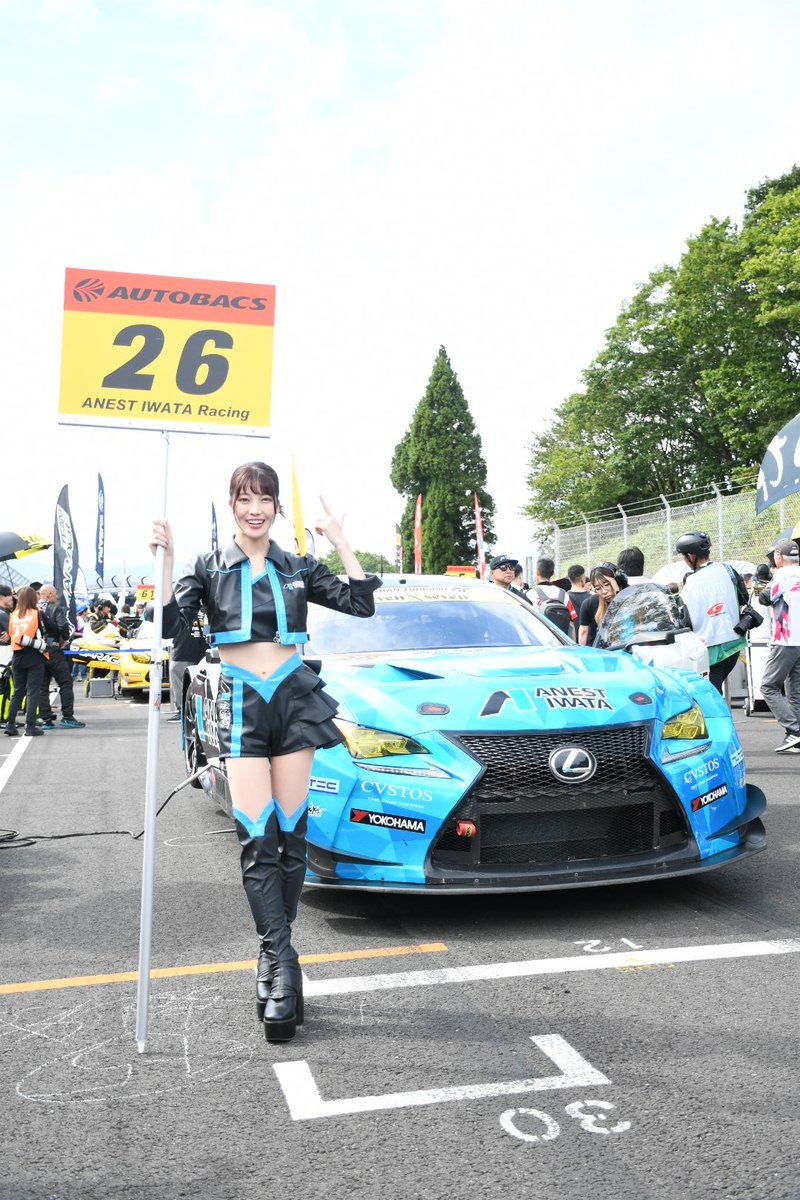 SUPER GT Rd.6 SUGO
26号車Blue Link lgnisの赤城ありささん <a href="/arisa_akagi/">赤城ありさ🐹</a> 
撮影対応ありがとうございました🙇
#SUPERGT
#赤城ありさ
#レースアンバサダー
#ANESTIWATARacing
#ANESTIWATA