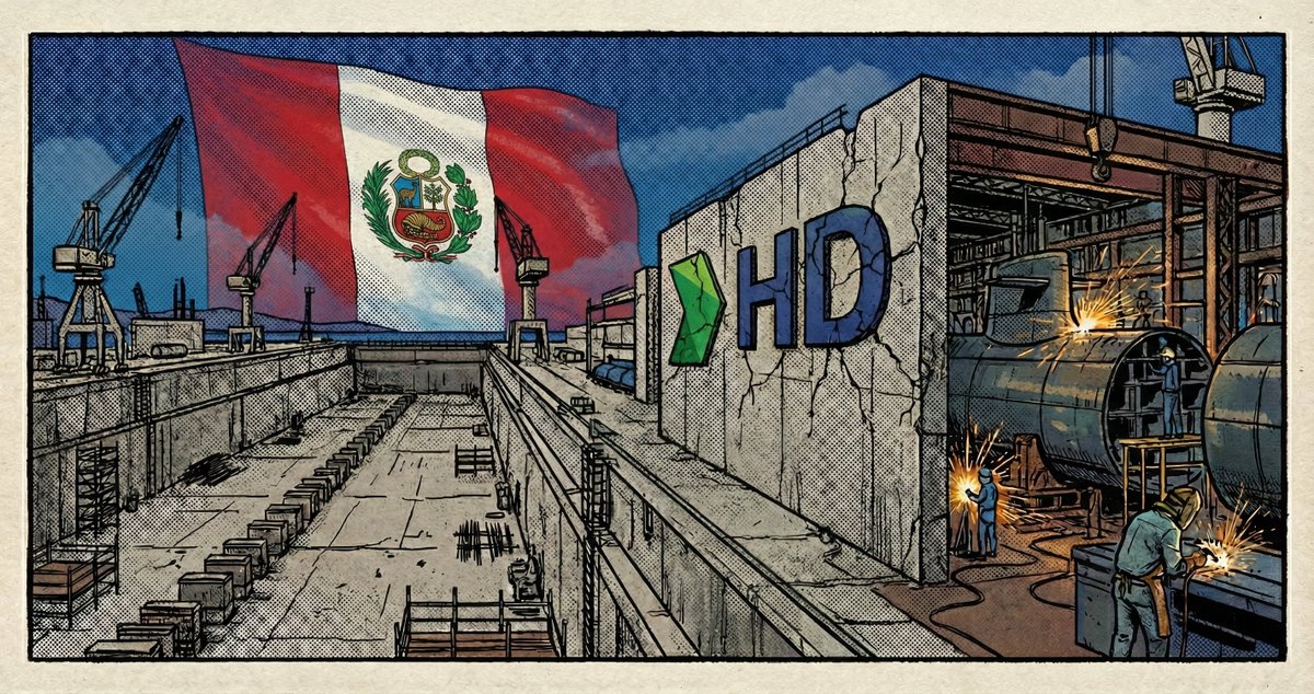 [독일은 바쁘고 한국은 확실하다]

2025년 12월 19일, 페루 리마에서 들려온 HD현대중공업의 페루 잠수함 건조 계약 소식.

남들이 "K-방산이 또 해냈다"며 자화자찬 할 때.. 우리는 조금 다른 질문을 던져야 합니다.

"왜 수십 년간 남미 바다를 지배하던 독일은 페루를 놓쳤는가?" 

그냥 배랑