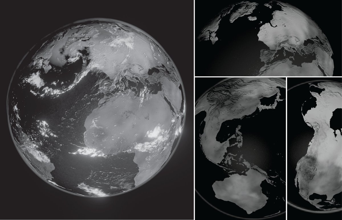 Cold Earth WIP for Solar Sweep. The story doesn't linger much on Earth, so most of this is redundant, but i did want to have smth cool and unexpected going on in the background, like a green Sahara/Australia and characters who were born and raised in neo-Doggerland