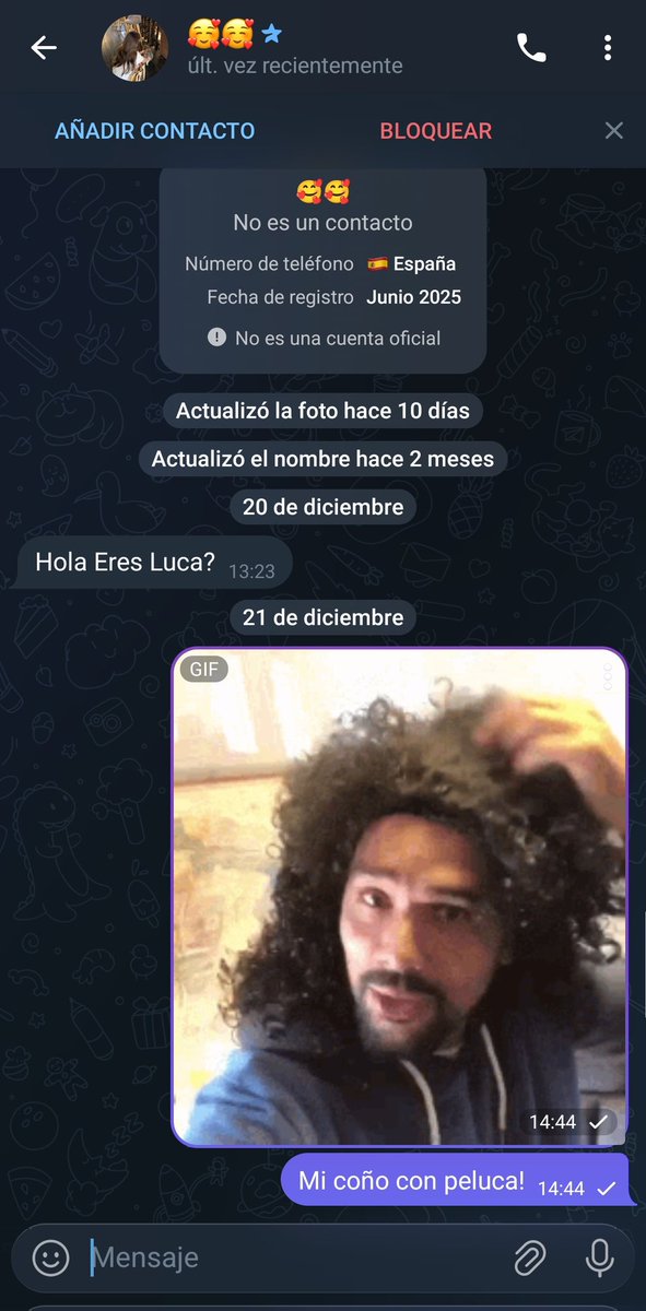 GuillermoSuils's tweet photo. ⚠️Cuidado con las estafas en Telegram... Cada vez son más sofisticadas https://t.co/kCd2kDXeHn