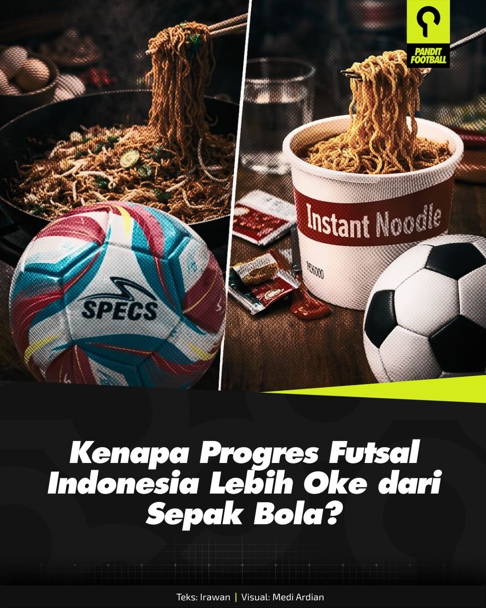 panditfootball's tweet photo. Ketika sepak bola masih mengejar hasil instan, futsal Indonesia memilih proses panjang dan mulai memetik hasilnya. https://t.co/Qc9idkfojF