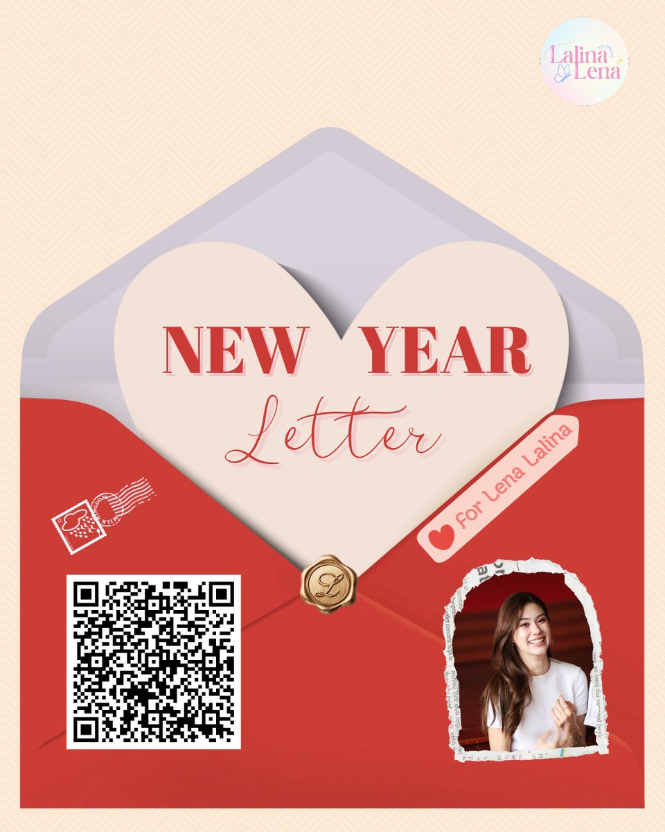 ขอเชิญชวนแฟนๆ ทุกคนมาร่วมกันส่งคำอวยพรปีใหม่2026 ผ่านจดหมายพิเศษนี้ ส่งตรงถึง ลีน่า ลลินา กันนะคะ💌 ✨

โดยแอดมินจะรวบรวมคำอวยพรทุกฉบับ เพื่อนำไปใส่ในกระเช้าสวัสดีปีใหม่ค่ะ 🎊💫

📩 วิธีเข้าร่วม:
1. เขียนจดหมายหรือข้อความอวยพรปีใหม่
2. บันทึกเป็นรูปภาพ
3. อัปโหลดผ่านแบบฟอร์ม