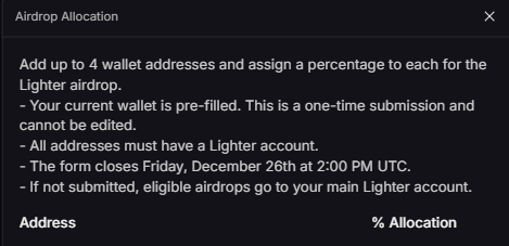 Important update on <a href="/Lighter_xyz/">Lighter</a>
