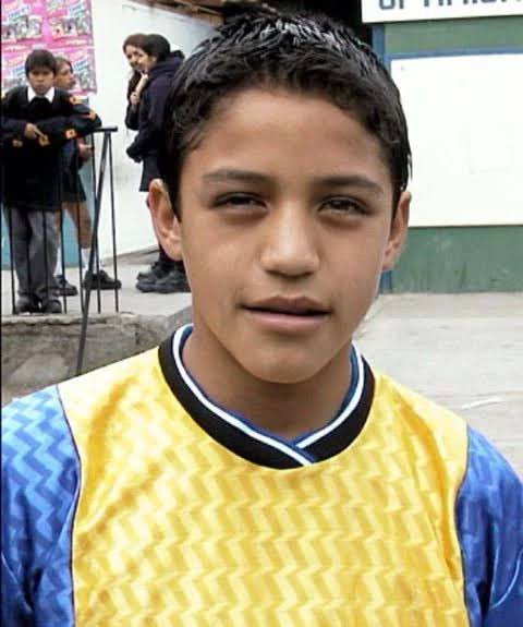 red__utd's tweet image. A famous footballer as a kid — guess who? 👀

Level: Hard.