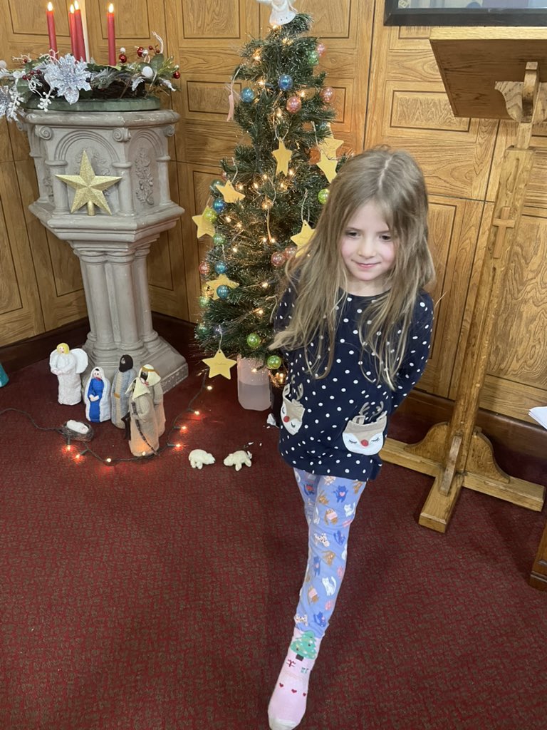 StamperDance's tweet photo. Miss Milli and I were very proud this morning watching one of our beautiful girls in the Nativity and Crane Moor Chapel 🥰 She demonstrated some beautiful Irish dancing during the carols 🤣🥰 https://t.co/aS2erdbOXn
