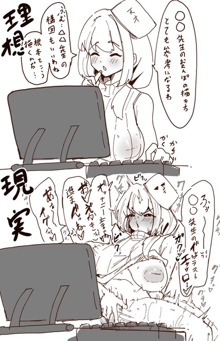 エロ絵描きの理想と現実