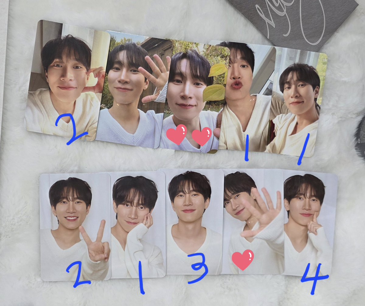 은광 트레카 교환

저 : 사진에 숫자
👼  : 사진 하트(하트수량만큼 구해요)

디엠 알람이 잘안와요 옵쳇주세요

(반택 혹은 편택 가능, 우체국 불가능)

open.kakao.com/o/s1JxDuDh