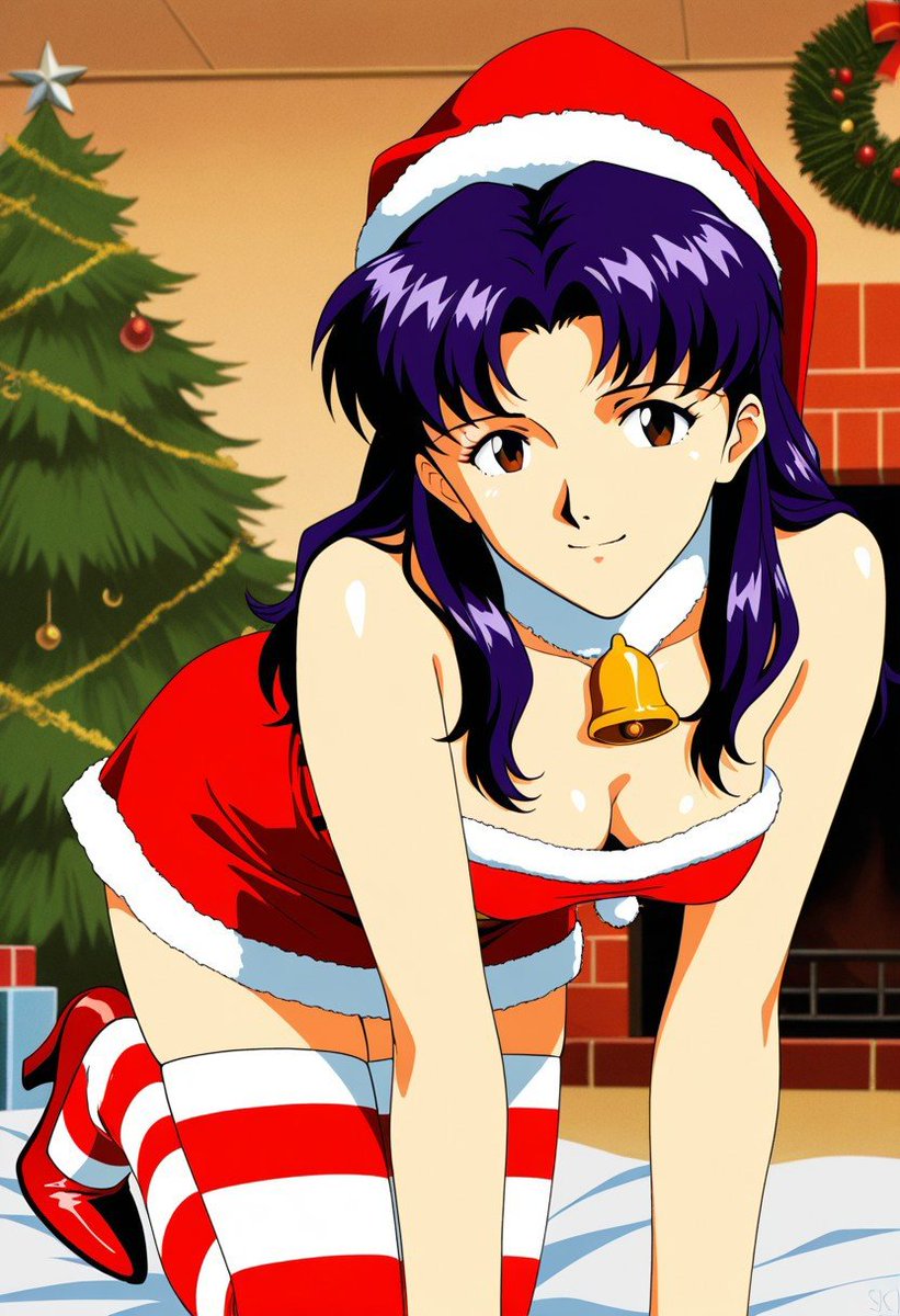 Merry Christmas🥳🔥🎉 #惣流・アスカ・ラングレー #葛城ミサト #新