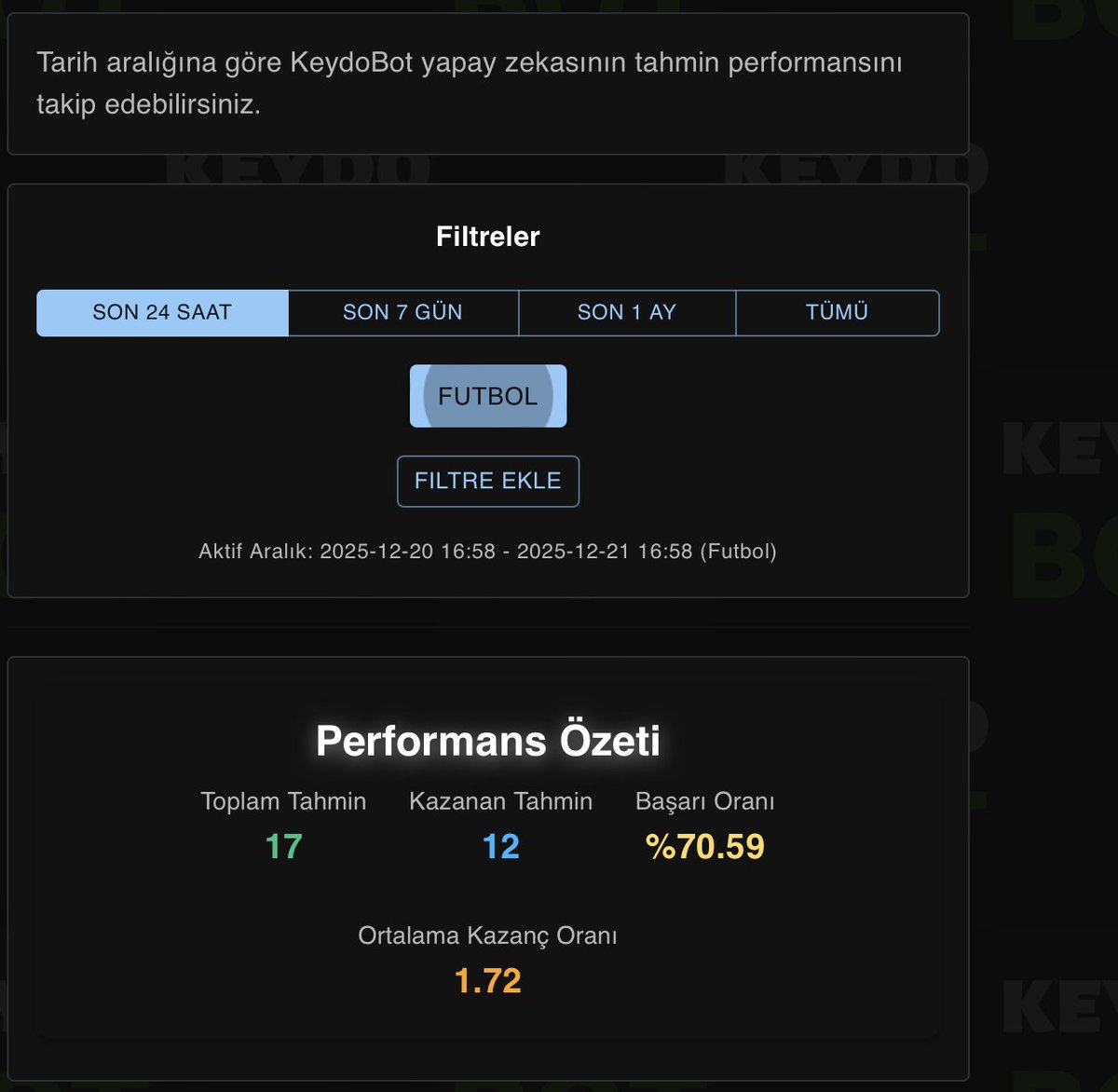 KeydoBot's tweet image. Güne 3/3 ile başladık 🔥

Aşağıdaki linke tıklayarak, kalan maçlar için analizleri inceleyebilirsin.

Bakalım seri devam edecek mi?

Telegram üzerinde ücretsiz Yapay Zeka Analiz Uygulaması

👉 profil linkte
