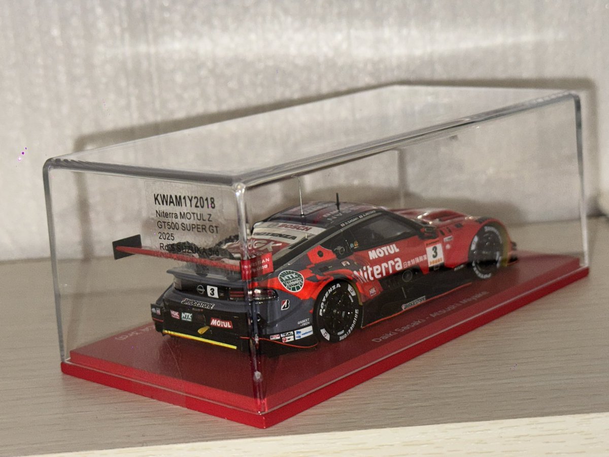 本日の納車②】 ニスモ特注 2025 SUPER GT Nittera MOTUL Z Rd.5