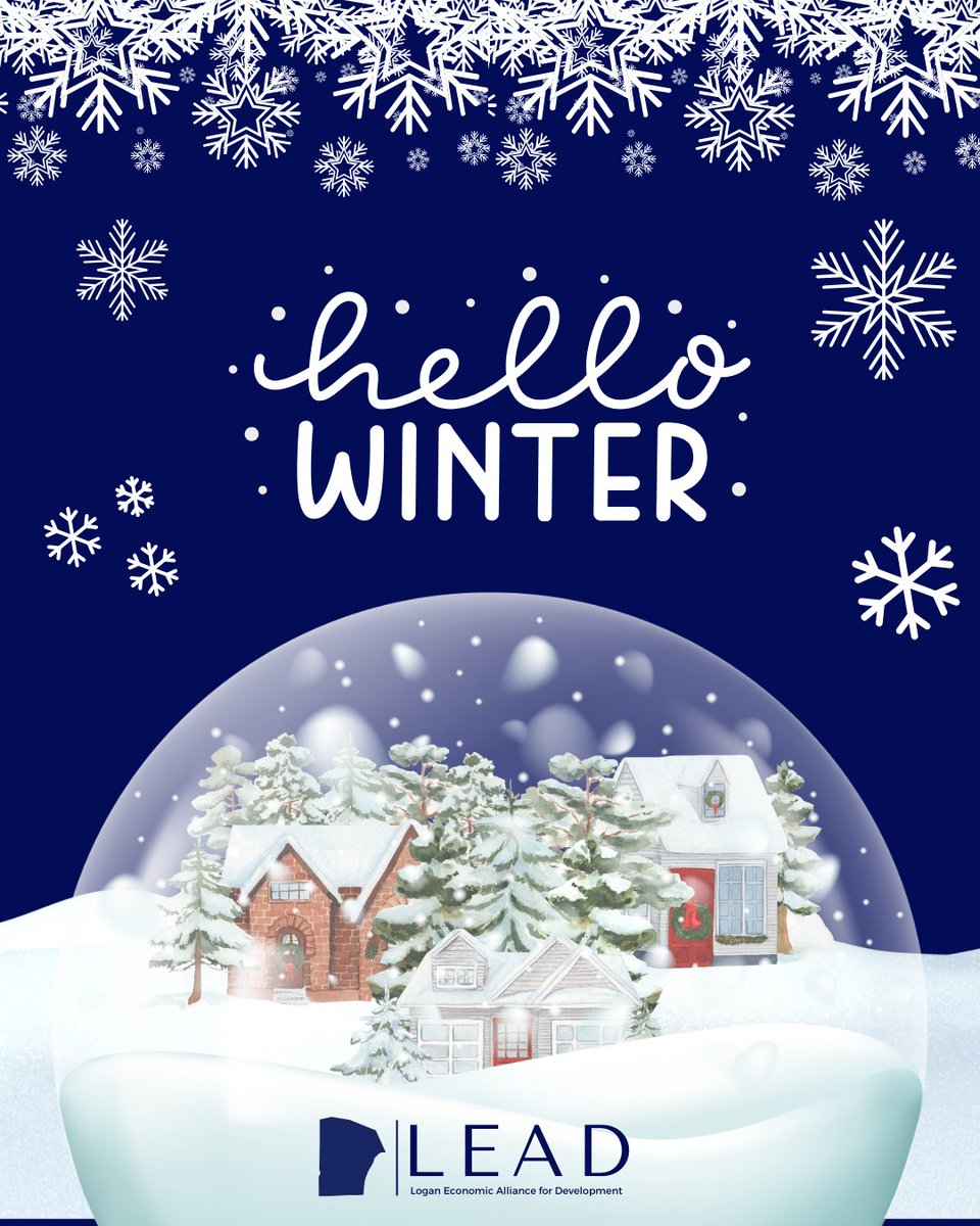 Happy first day of winter from LEAD! ❄️

Wishing our Logan County community a season filled with progress, connection, and new opportunities.