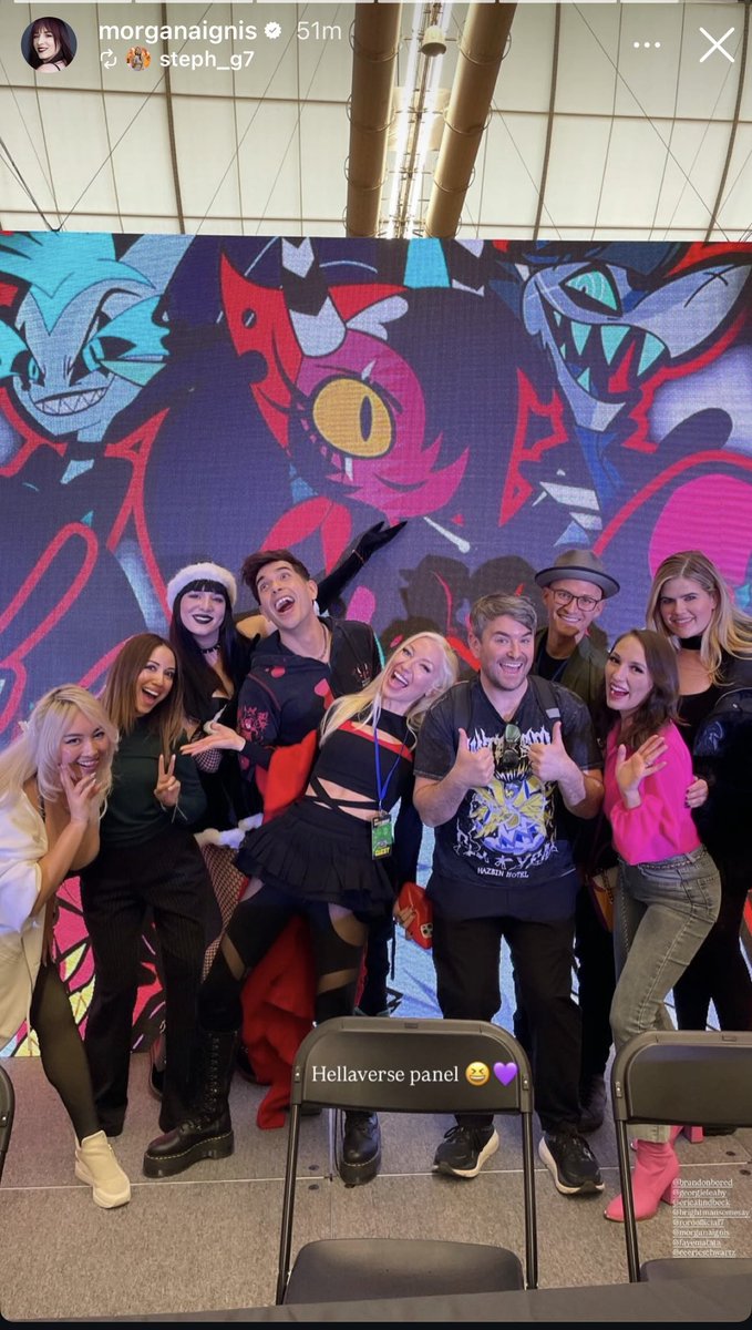 Hellaverse panel group shot 😈📸
#Hellaverse #HelluvaBoss #HazbinHotel