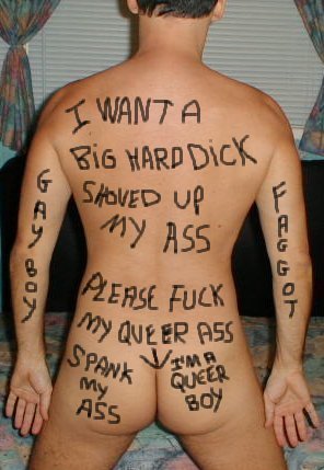 Hey, fag. How would it feel to advertise your submissive nature? #BodyWriting is not the only way. How would you let #Men know you are available for use? Reply with a pic. #gay #slave #gayslave #slavetraining #gayslavetraining