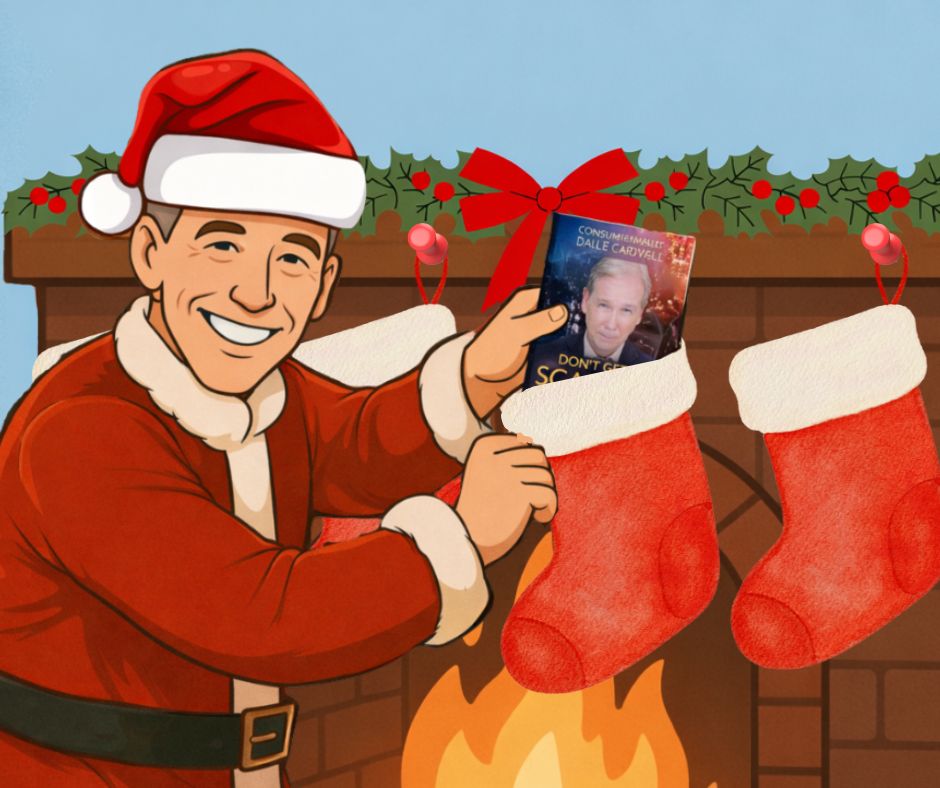 trustdale's tweet photo. 🎄Looking for a last-minute stocking stuffer? 
🎁Give the gift that will protect your loved ones from scams!
Download Dale Cardwell's new bestseller- "Don't Get Scammed, Get Smart" here: HERE: https://t.co/E8jEAju4hw
#dontgetscammed #consumerprotection #stockingstuffer https://t.co/xb306pPt6b