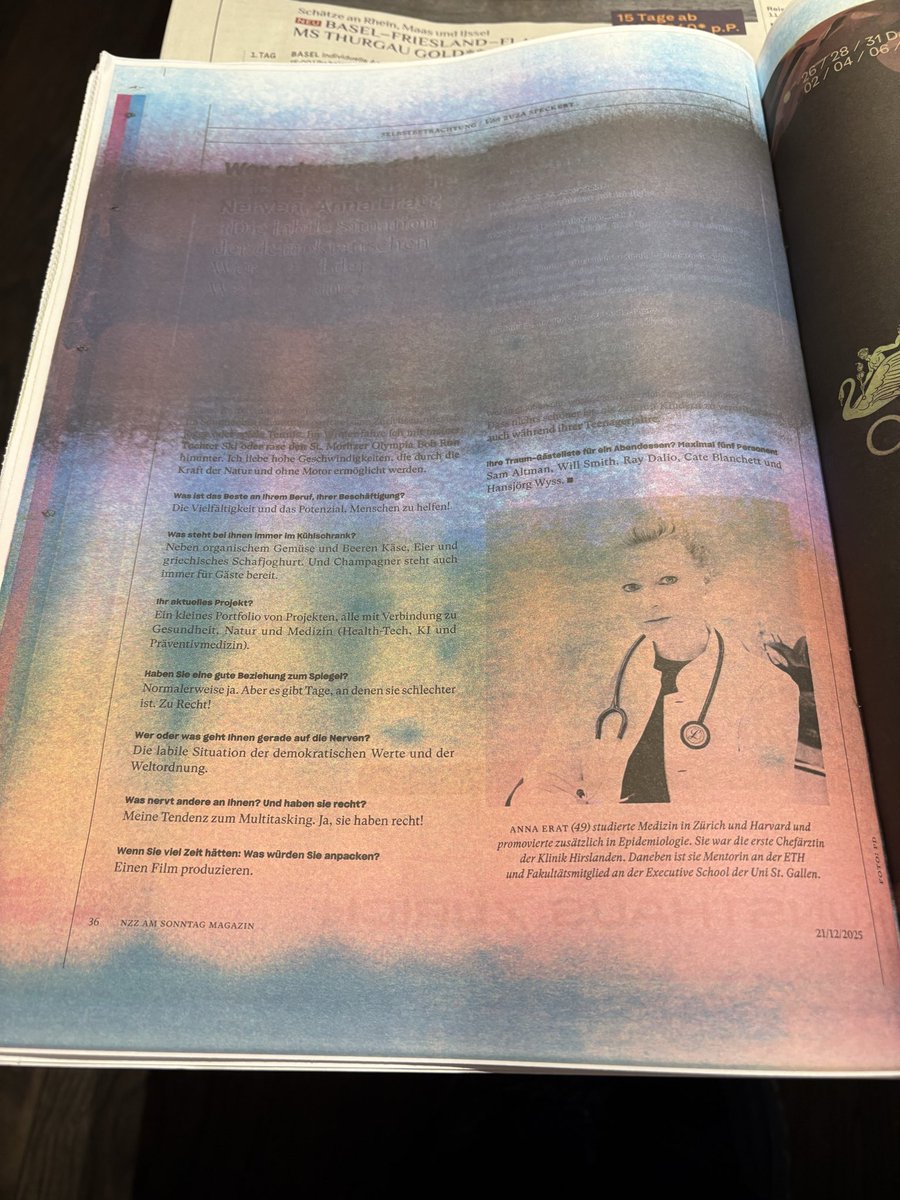 Ein weiteres Beispiel für den qualitativen Niedergang der NZZ. „Kunstausgabe“ mit nicht lesbarem Text… <a href="/NZZaS/">NZZ am Sonntag</a>