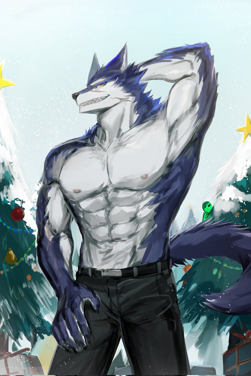 yullte's tweet image. 🐺🎄👽
#furry