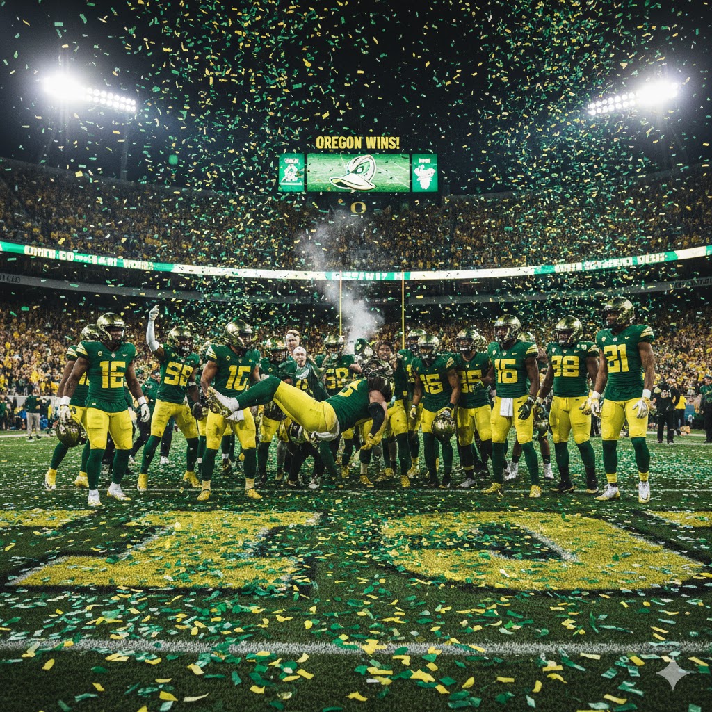 KhanamMahb4366's tweet photo. OREGON DUCKS WIN! 💚💛 What a performance from the squad today! The offense was electric, the defense was suffocating. Autzen was rocking! So proud of the fight and determination.
#OregonFootball #ScoDucks #Pac12#BigTen, #CollegeFootballPlayoff 
more news:https://t.co/2ncDCgtZRK https://t.co/hfBqMo5TLS