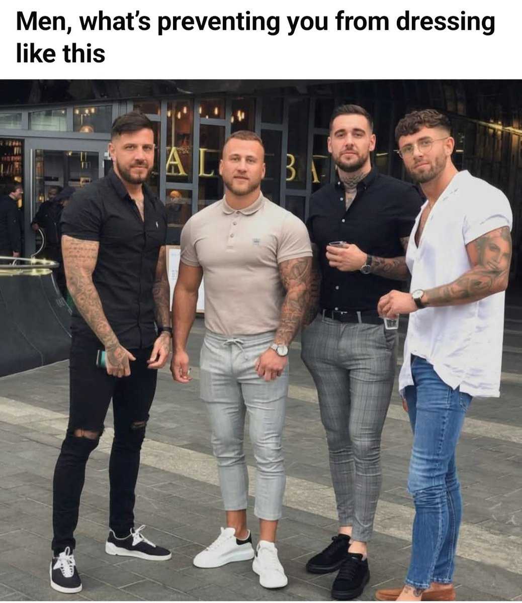 Matt_Pinner's tweet image. Men,What’s preventing you from dressing like this 🤔