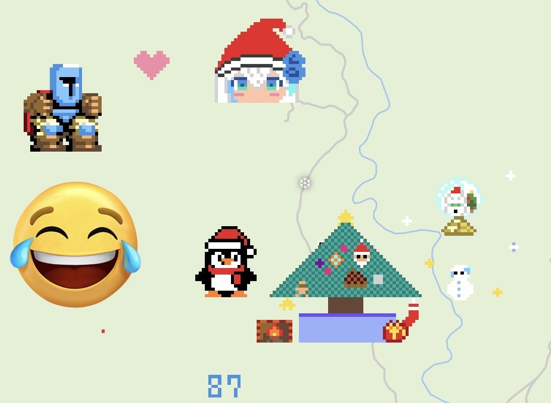 やばいww Wplaceにジャンプキングの子がいるww 元からドット絵なのも