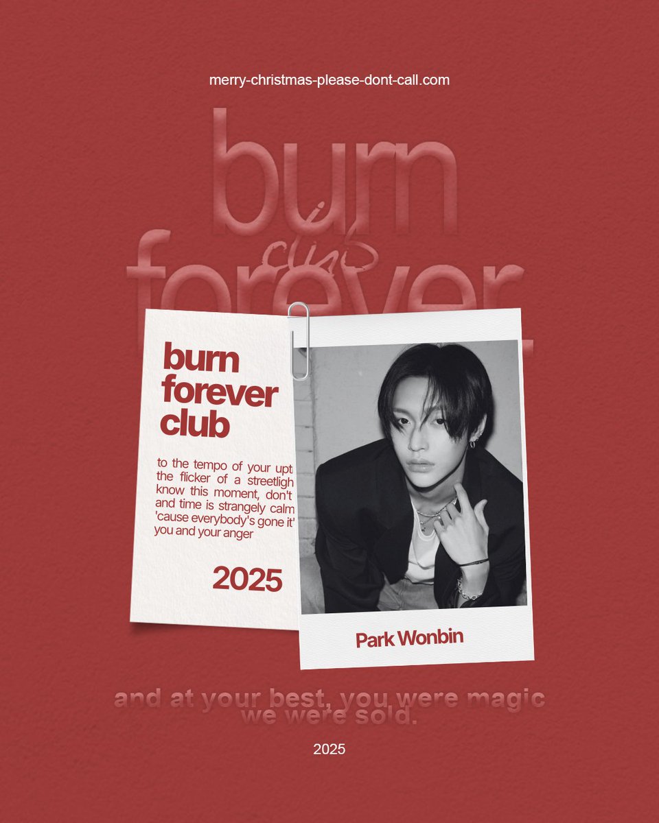 but every fire ends in ash, and every closeness finds its distance. we burn together until the room goes quiet again. i, wonbinflames, fading out.