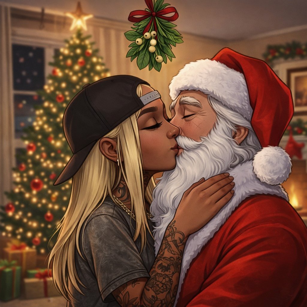 skidcitynft's tweet image. GM🎶 I saw Mommy kissing Santa Claus… must be Skidmas 🎄

#WeThePeople 🎅