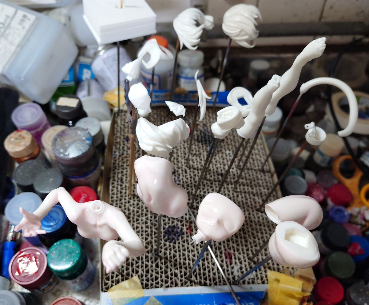 Starmania 冬眠的地鼠君 鍾離 盤石芽生の花 ガレージキット Starmania 冬眠的地鼠君 鍾離 盤石芽生の花 ガレージキット 葉山舞鈴