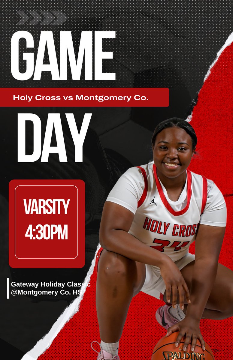 HCGirlsHoops's tweet image. 🚨GAME DAY🚨

🔴Game 8
⚫️2025 Gateway Holiday Classic 
🔴HC vs Montgomery Co. 
⚫️Varsity 4:30pm
🔴@Montgomery Co. High School 

Lets Go Indians‼️