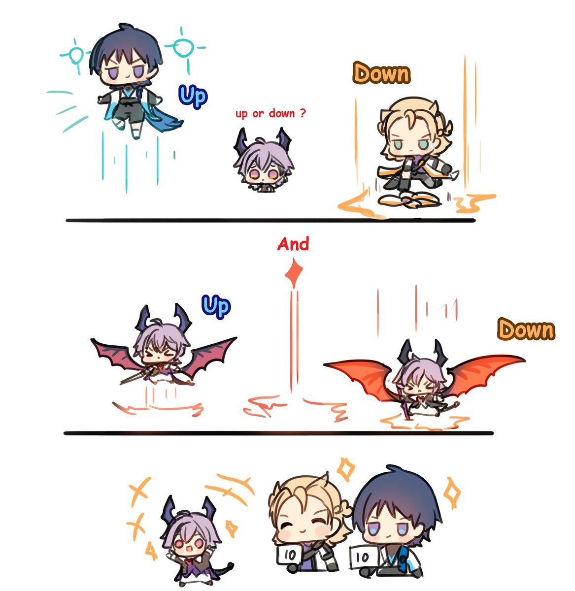 Up and Down 😅
#durin #wanderer #scaramouche #albedo #genshin