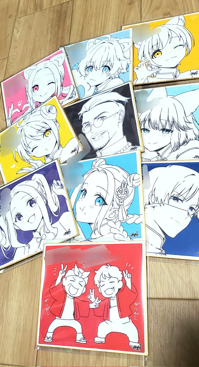 サウザンドメモリーズ　千メモ　抽プレ　直筆イラスト色紙　バルトロ サウザンドメモリーズ 千メモ 抽プレ 直筆イラスト色紙 バルトロ