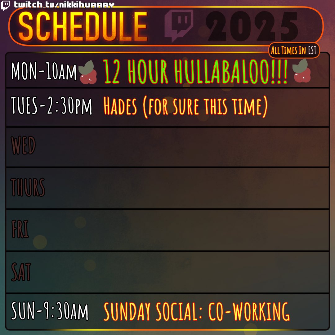 12 HOUR HANG OUT SESH HAPPENS TOMORROW! Woohooooo!