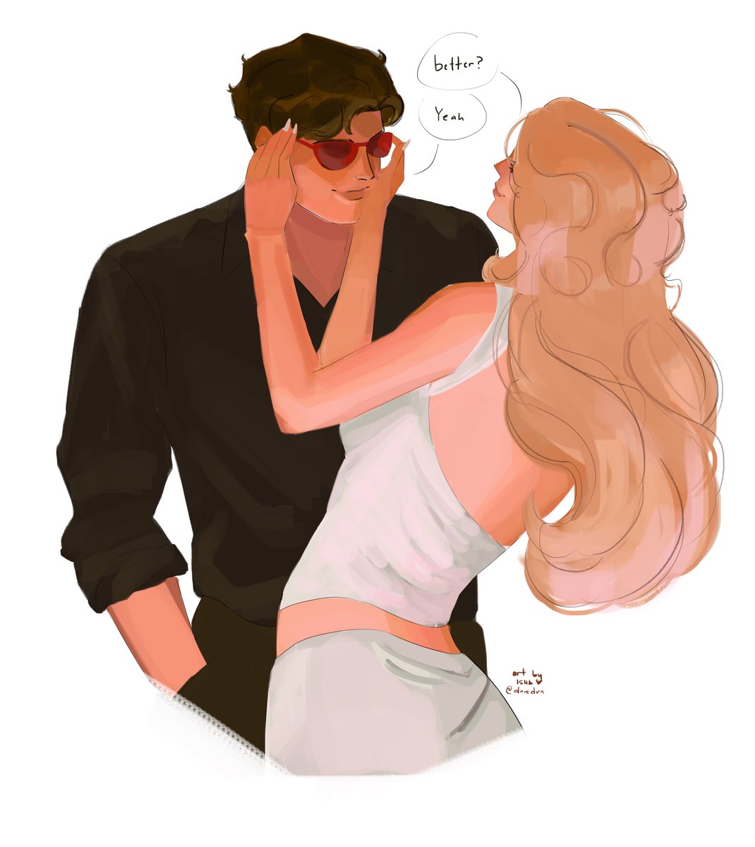 his 56836th pair of ruby glasses #scottemma