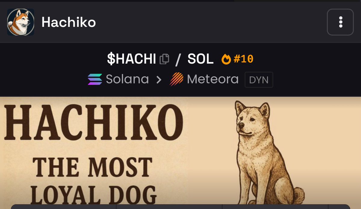 Hachiko - $HACHI tweet media