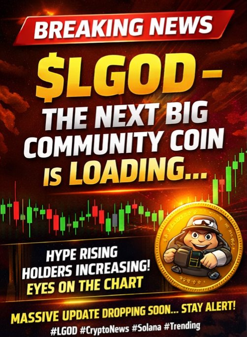 LazygodC's tweet image. 🚨 BREAKING NEWS 🚨
🔥 $LGOD – The Next Big Community Coin is Loading…
📈 Market Vibes: Hype rising | Holders increasing | Eyes on the chart
💥 Massive update dropping soon… Stay Alert!
#LGOD #CryptoNews #Solana #Trending
