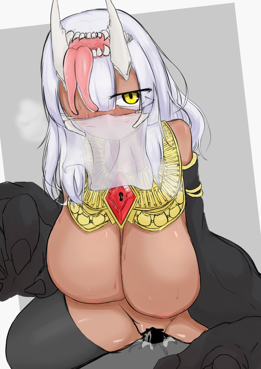 過去絵の人外娘再掲……
頭部のパーツの上下が逆転してる的なの 