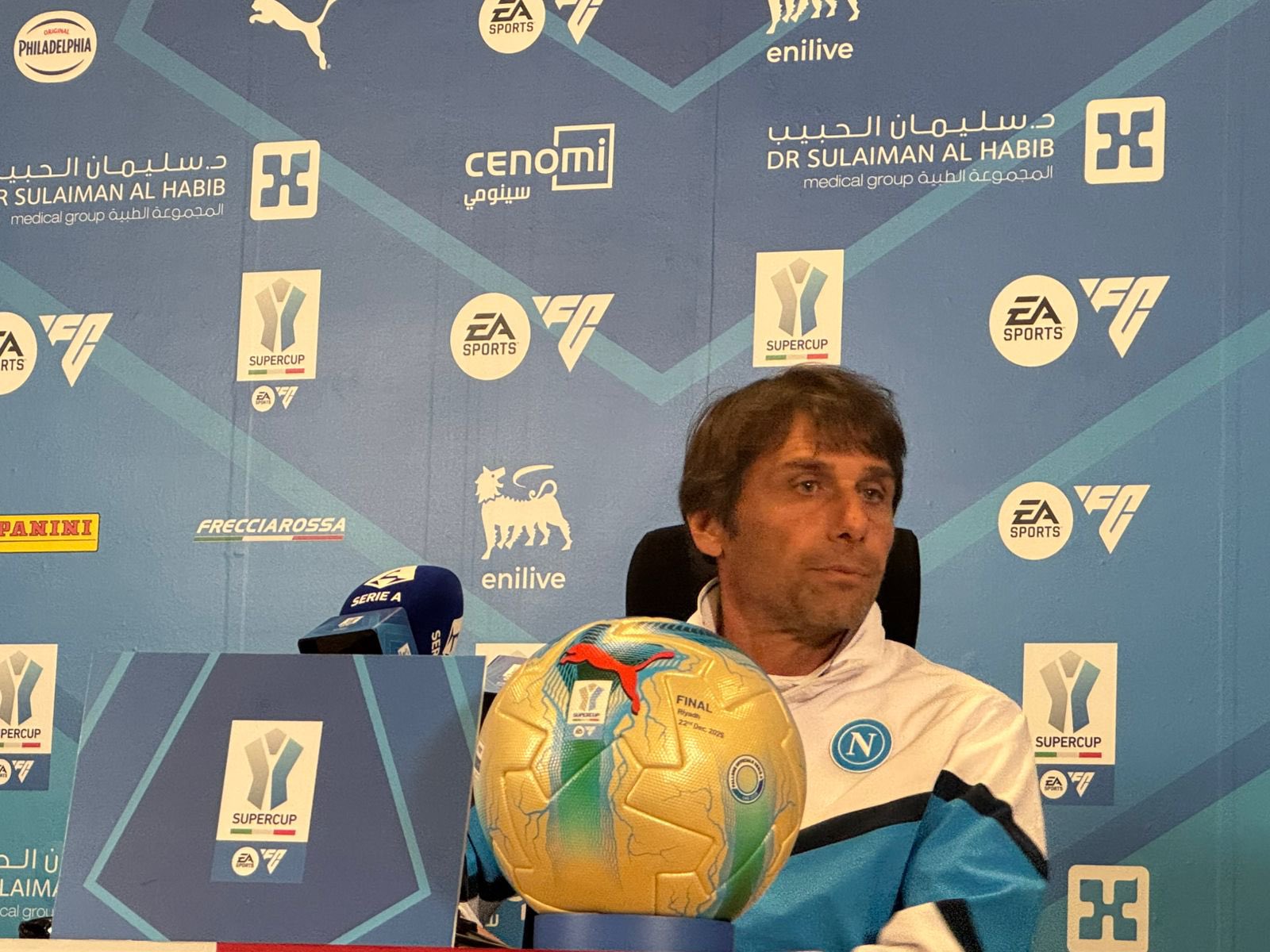 مدرب نابولي أنطونيو كونتي لـ : «الوصول إلى النهائي مهم، لكن لا أحد سيتذكر سوى الفائز، ولهذا علينا القتال لتحقيق اللقب».. : أمل السعيد 