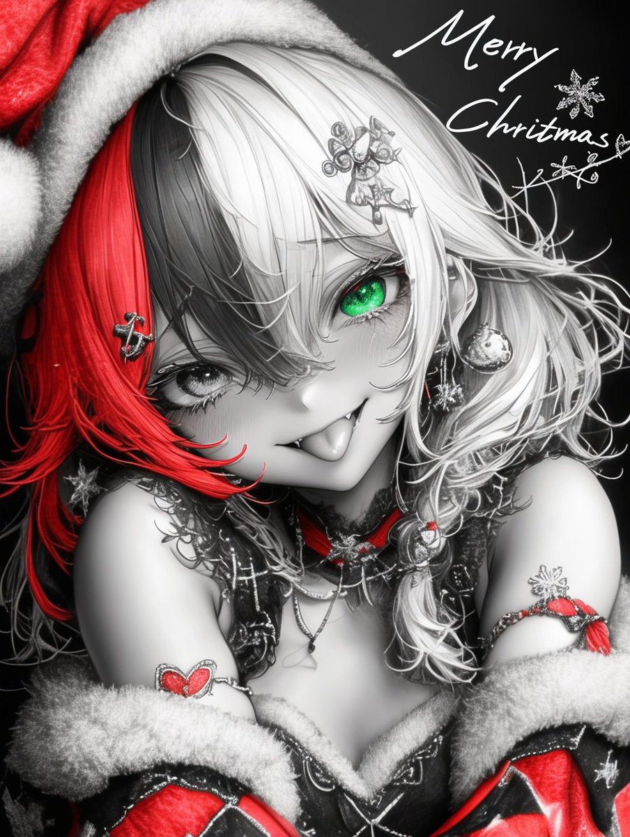 _x_x_x_x_x_21's tweet image. 💫ぱすっとひーさんご合同企画💫

テーマ『クリスマス+女の子』🩷
会場:『Hiii』@AI_art_bird