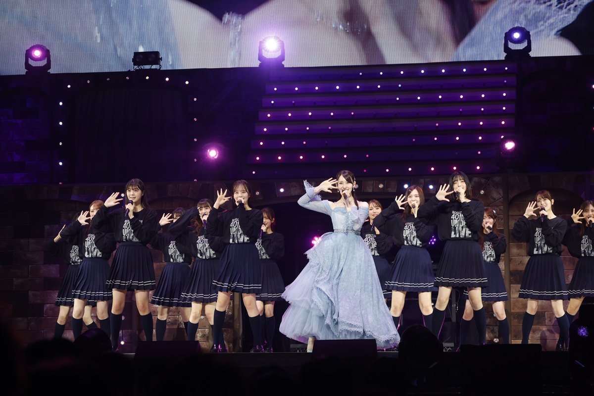 乃木坂46 五百城茉央 ニット×ロングデニムスカート 40thSGアンダーライブ 乃木坂46 五百城茉央 アンダーライブ ニットロングデニムスカート