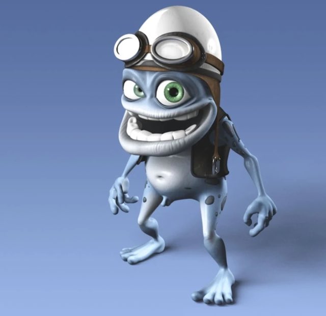 _joelle26's tweet photo. last night foley and I showed frankie the crazy frog music video and like 5 minutes later he got a nosebleed. idk if they’re related, but just warning other MAMAS out there. #evil https://t.co/BPAvOB8BP6