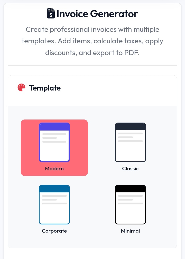 pdfmaster_za's tweet image. Did u know u can generate invoices for free with pdfmaster.co.za with 4 available templates?😀🔥

#Sunday #pdfmaster