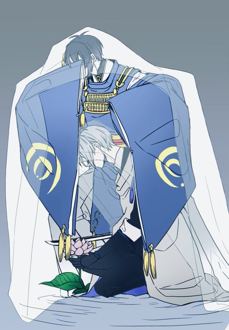 三日月宗近(刀剣乱舞) 「手癖で描いた三日月宗近」|森守7/30東5ノ45aの