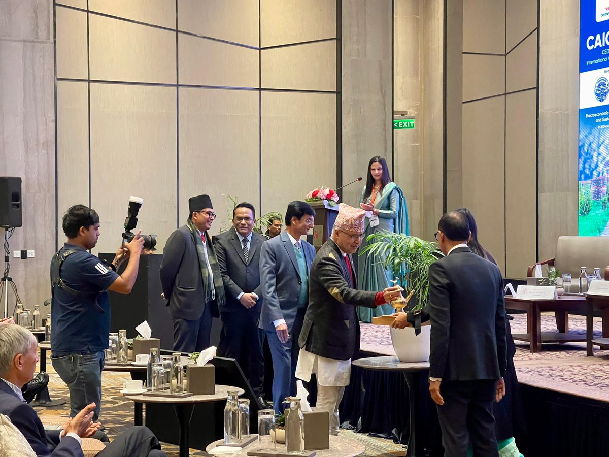 CEDECONTU's tweet photo. #CIACE2025 was officially inaugurated by Chief Guest, Hon. Finance Minister Mr. Rameshwpr
Khanal @rameshore https://t.co/ITAWJeH901