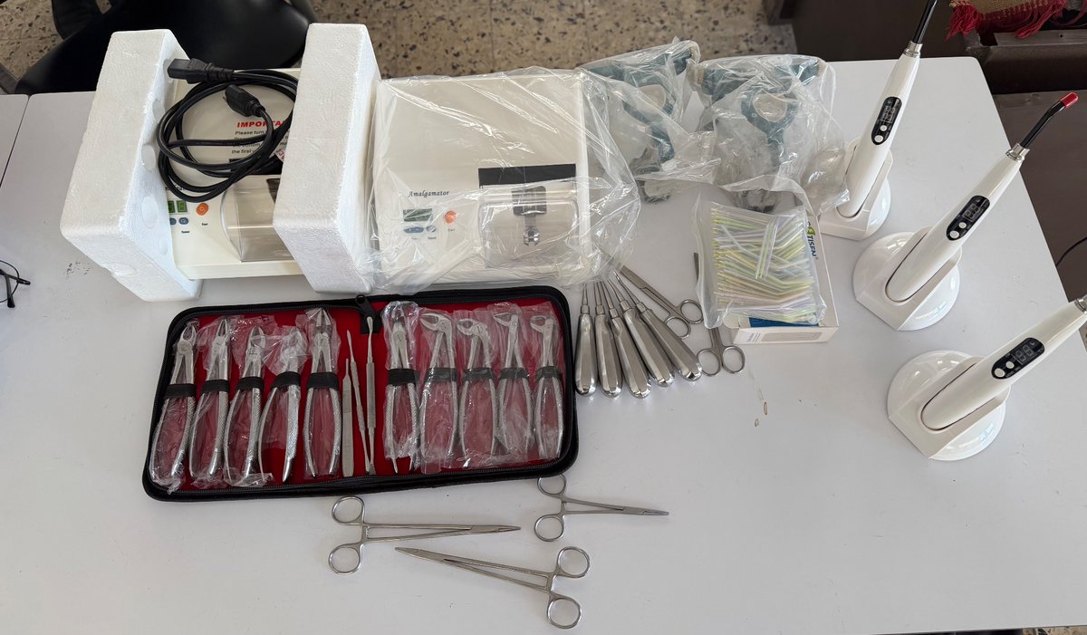 Alhamdulillah
I helped my uni by purchasing equipment for the clinic worth 6,000, and donated the remaining amount to buy supplies for some students and to cover treatment for certain cases ( I will share these soon).
For every patient treated at the uni, we will earn good