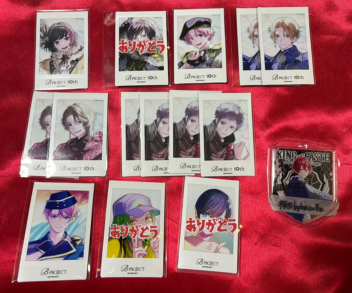 Bプロ　チェキ Bプロ B-PROJECT MooNs チェキ 10周年 10Frame - メルカリ